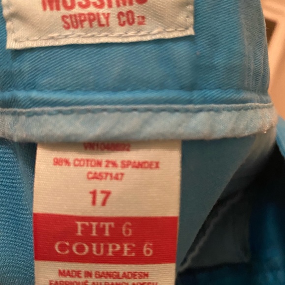 Mossimo Blue Chino Pants Size 17 (Cart F- 118) - Picture 5 of 6